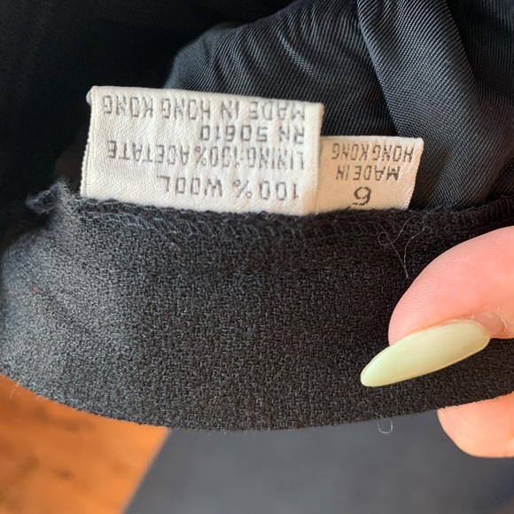 Vintage Wool Sequin Pencil Skirt - Picture 12 of 12